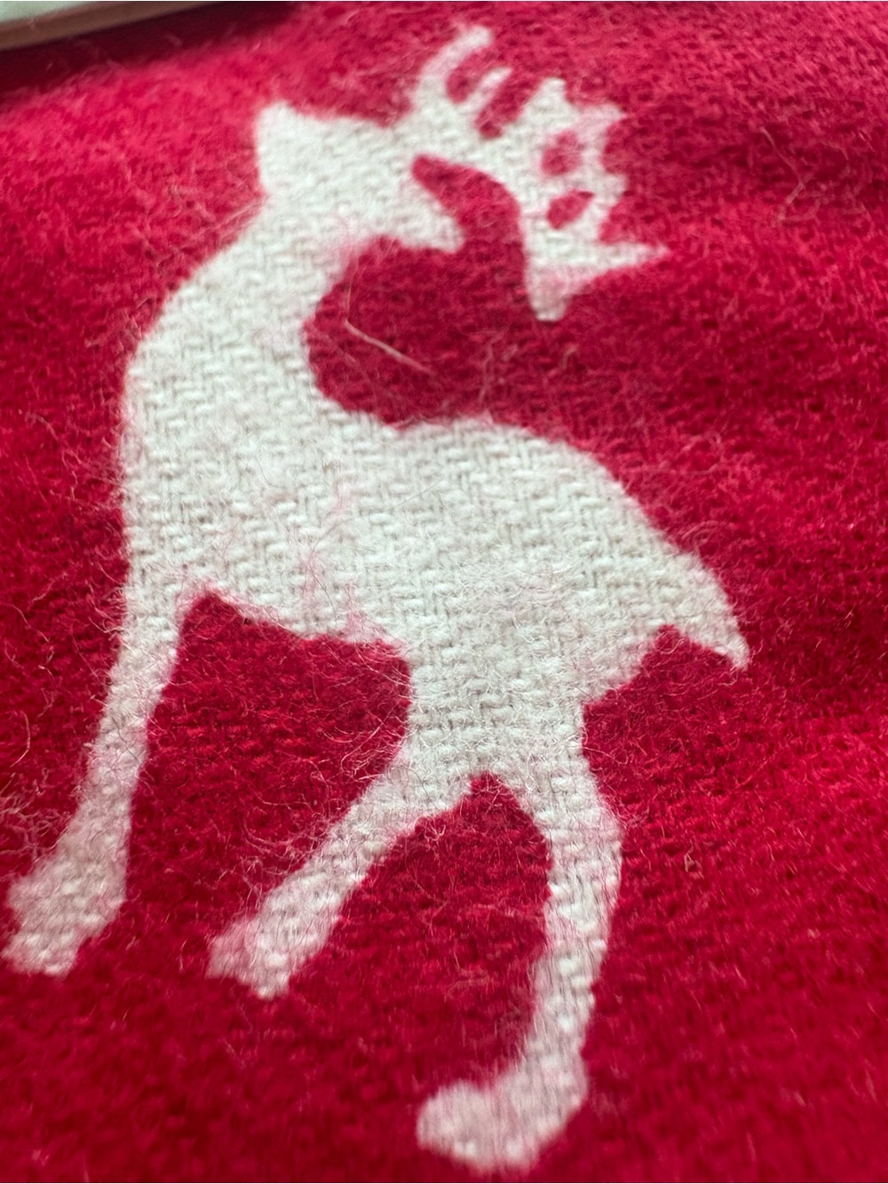 NWT Liz Claiborne Red Reindeer Cotton Flannel Pajama Set Women’s Small - Picture 8 of 9